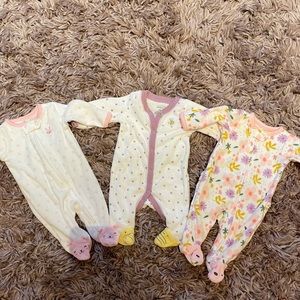 3 newborn Carter’s sleepers
